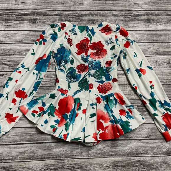 VINTAGE Girls Small? (See measurements) Ice Figure Skating Dress Suit Outfit Uni - Picture 6 of 7